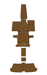 2021 Scarab 195HO Jet Traction Mats Eva Foam Boat Flooring Marine Decking Hzchione Brown Black