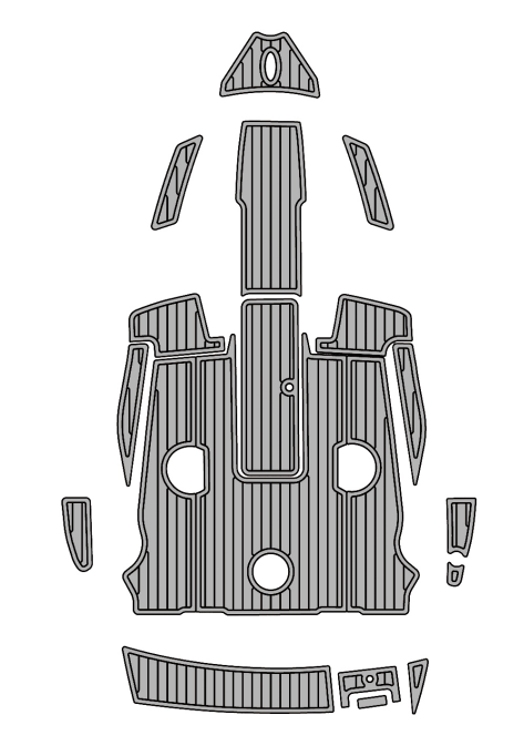 2005 Larson Senza 186 Traction Mats Eva Foam Boat Flooring Marine Decking Hzchione Light Grey Black