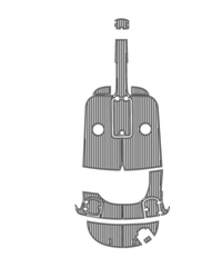 2008 Monterey 194 FS Traction Mats Eva Foam Boat Flooring Marine Decking Hzchione Light Gray Black