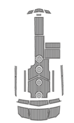 2016-2019 MasterCraft NXT22 Traction Mats Eva Foam Boat Flooring Marine Decking Hzchione Light Grey Black