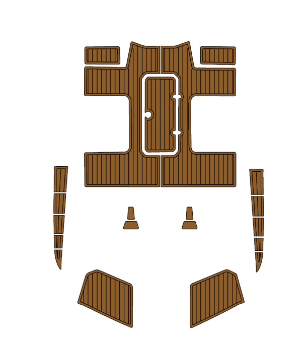 2017 Adrenaline 28 Savage Traction Mats Eva Foam Boat Flooring Marine Decking Hzchione Brown Black