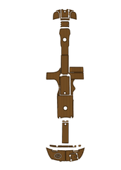 2006 Monterey Exolorer 263 Traction Mats Eva Foam Boat Flooring Marine Decking Hzchione Brown Black