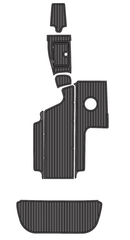 2008 Centurion Tyyphoon C4 Traction Mats Eva Foam Boat Flooring Marine Decking Hzchione Dark Grey Black