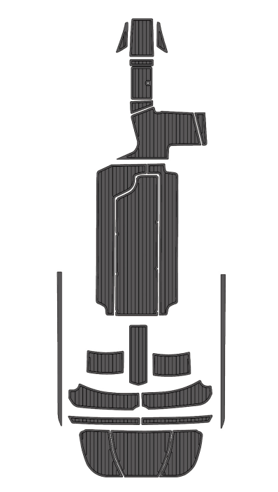 2012 Centurion Enzo 244 Traction Mats Eva Foam Boat Flooring Marine Decking Hzchione Dark Grey Black