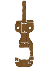 2008 Monterey 254 FS Traction Mats Eva Foam Boat Flooring Marine Decking Hzchione Brown Black