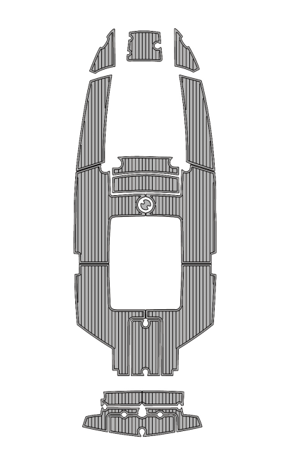2009 MasterCraft CSX 220 Traction Mats Eva Foam Boat Flooring Marine Decking Hzchione Light Grey Black