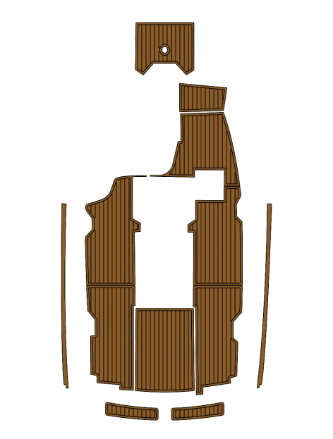 1994 MasterCraft Prostar Traction Mats Eva Foam Boat Flooring Marine Decking Hzchione Brown Black