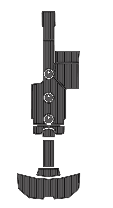 2018 MasterCraft XT20 Traction Mats Eva Foam Boat Flooring Marine Decking Hzchione Dark Grey Black