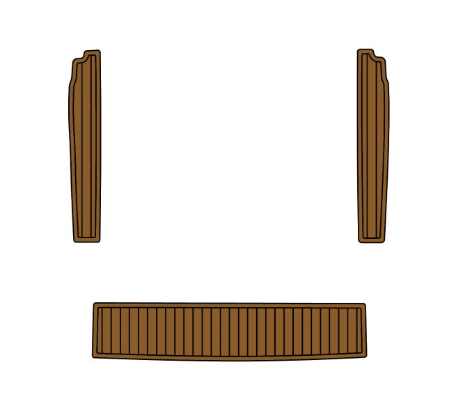 1997 Baja Outlaw 20 Traction Mats Eva Foam Boat Flooring Marine Decking Hzchione Brown Black