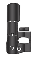 2005 Hurricane G5 202 Traction Mats Eva Foam Boat Flooring Marine Decking Hzchione Dark Grey Black