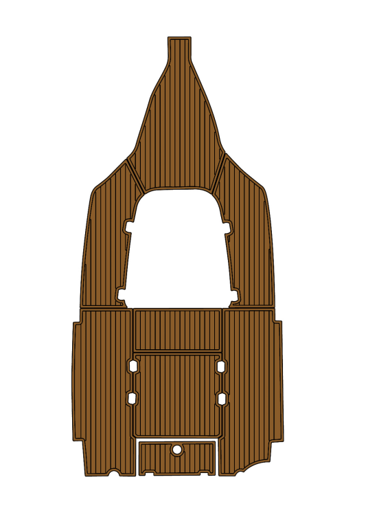 2015 Tidewater 220 Traction Mats Eva Foam Boat Flooring Marine Decking Hzchione Brown Black
