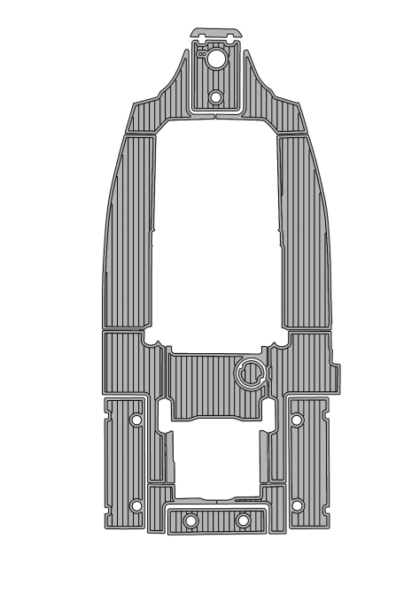 2023 Sea Fox 268 Commander Traction Mats Eva Foam Boat Flooring Marine Decking Hzchione Light Grey Black