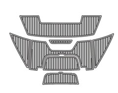 2019 Cobalt CS22 Traction Mats Eva Foam Boat Flooring Marine Decking Hzchione Light Grey Black