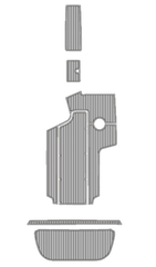 2005-2006 Centurion Enzo SV240 Traction Mats Eva Foam Boat Flooring Marine Decking Hzchione Light Grey Black