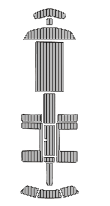 2018 Cobra 270 Python Traction Mats Eva Foam Boat Flooring Marine Decking Hzchione Light Grey Black