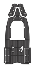 2013 Sea Fox 256CC Traction Mats Eva Foam Boat Flooring Marine Decking Hzchione Dark Grey Black