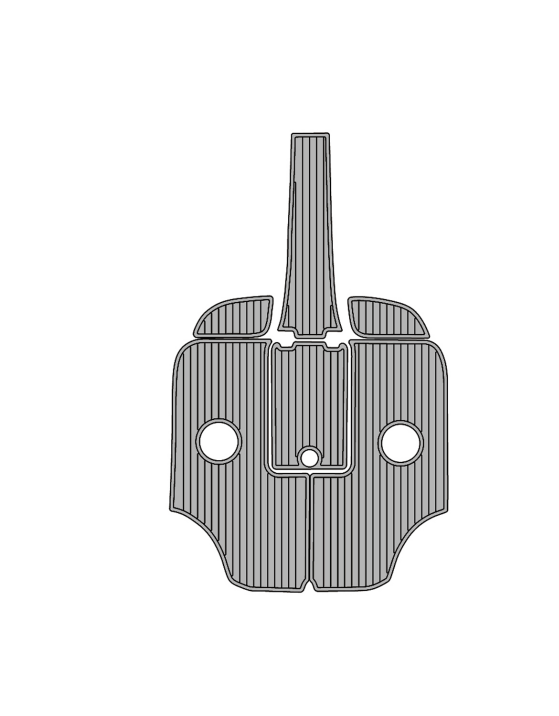 2014 Monterey 224 FS Traction Mats Eva Foam Boat Flooring Marine Decking Hzchione Gray Black