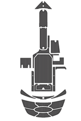 2007-2008 Nautique 210 Traction Mats Eva Foam Boat Flooring Marine Decking Hzchione Dark Grey Black