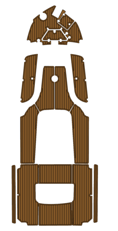 2019 Nautic Star 251 Hybrid Traction Mats Eva Foam Boat Flooring Marine Decking Hzchione Brown Black