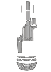 2006 Nautique SV211 Traction Mats Eva Foam Boat Flooring Marine Decking Hzchione Light Grey Black