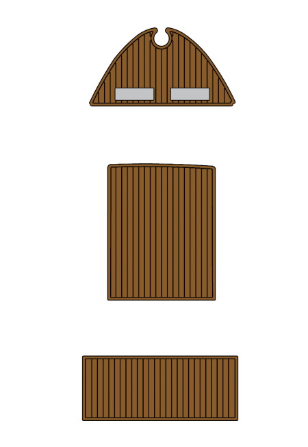 2021 Contender 44 Traction Mats Eva Foam Boat Flooring Marine Decking Hzchione Brown Black