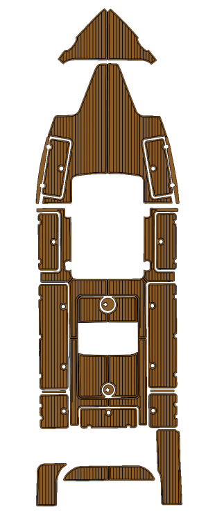 2017 Century 3200 Traction Mats Eva Foam Boat Flooring Marine Decking Hzchione Brown Black