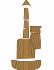 2004 Moomba Mobius LSV (Version 2) Traction Mats Eva Foam Boat Flooring Marine Decking Hzchione Brown Black