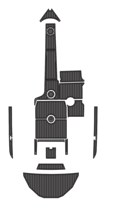 2014 Moomba Mobius LSV Traction Mats Eva Foam Boat Flooring Marine Decking Hzchione Dark Grey Black