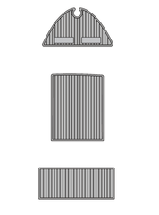 2021 Contender 44 Traction Mats Eva Foam Boat Flooring Marine Decking Hzchione Light Grey Black