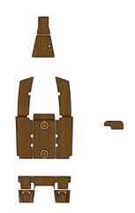 2021 Release 21CC Traction Mats Eva Foam Boat Flooring Marine Decking Hzchione Brown Black