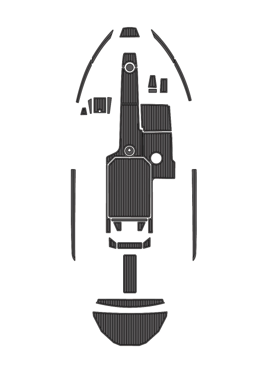 2019 Moomba Craz Traction Mats Eva Foam Boat Flooring Marine Decking Hzchione Dark Gray Black