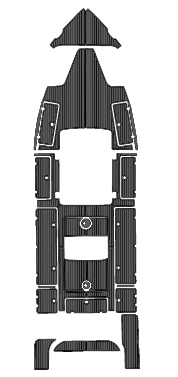 2017 Century 3200 Traction Mats Eva Foam Boat Flooring Marine Decking Hzchione Dark Grey Black