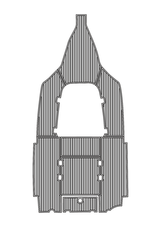 2015 Tidewater 220 Traction Mats Eva Foam Boat Flooring Marine Decking Hzchione Light Grey Black
