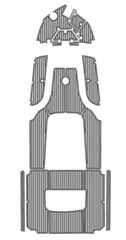 2019 Nautic Star 251 Hybrid Traction Mats Eva Foam Boat Flooring Marine Decking Hzchione Light Grey Black