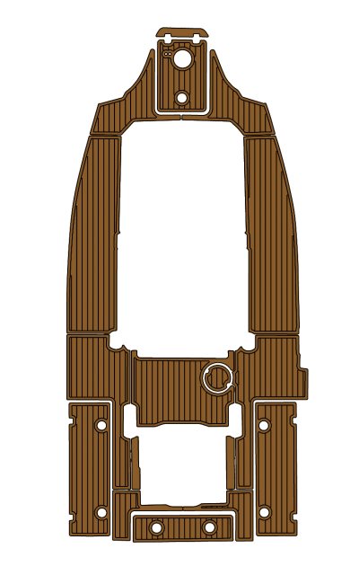 2023 Sea Fox 268 Commander Traction Mats Eva Foam Boat Flooring Marine Decking Hzchione Brown Black