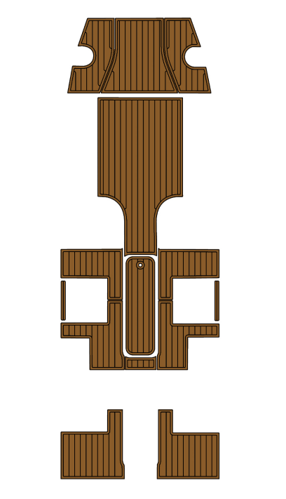 2017 Tahiti Offshore 21 Inboard Version 1 Traction Mats Eva Foam Boat Flooring Marine Decking Hzchione Brown Black