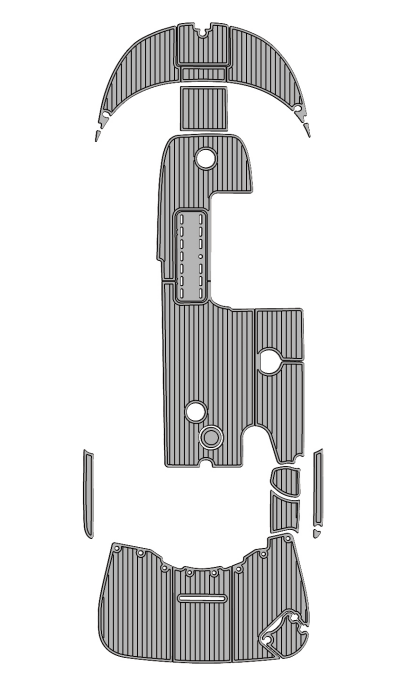 2009 Glastron 215 Traction Mats Eva Foam Boat Flooring Marine Decking Hzchione Light Grey Black