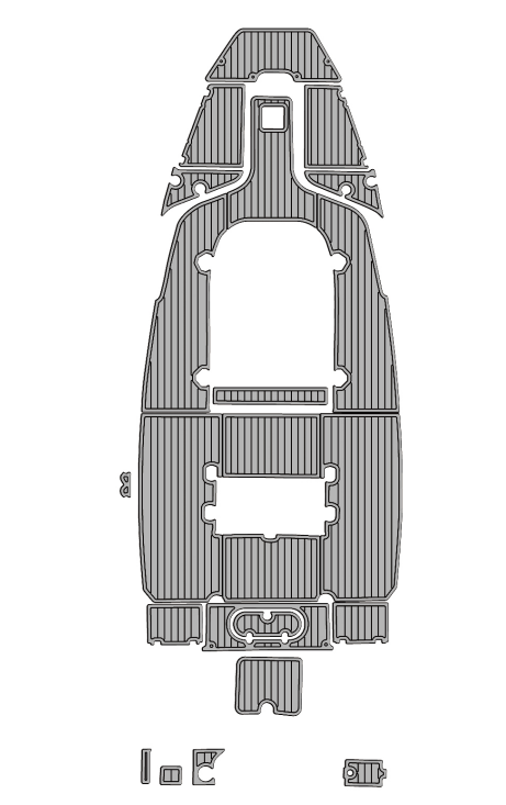 2019 Key West 239 DFS Traction Mats Eva Foam Boat Flooring Marine Decking Hzchione