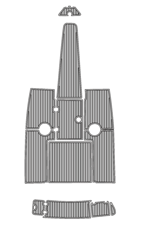 2004 Crownline LPX Traction Mats Eva Foam Boat Flooring Marine Decking Hzchione Light Grey Black