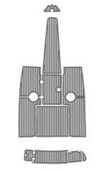 2004 Crownline LPX Traction Mats Eva Foam Boat Flooring Marine Decking Hzchione Light Grey Black