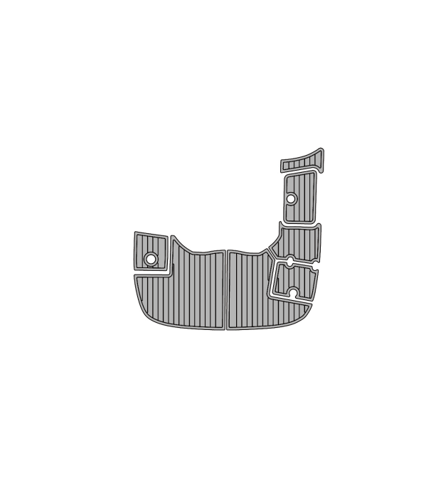 2012 Monterey 264 FS Traction Mats Eva Foam Boat Flooring Marine Decking Hzchione Gray Black