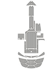 2007-2008 Nautique 210 Traction Mats Eva Foam Boat Flooring Marine Decking Hzchione Light Grey Black