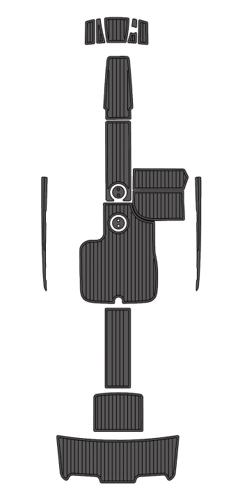 2004 MasterCraft X Star Traction Mats Eva Foam Boat Flooring Marine Decking Hzchione Dark Grey Black