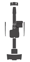 2004 MasterCraft X Star Traction Mats Eva Foam Boat Flooring Marine Decking Hzchione Dark Grey Black