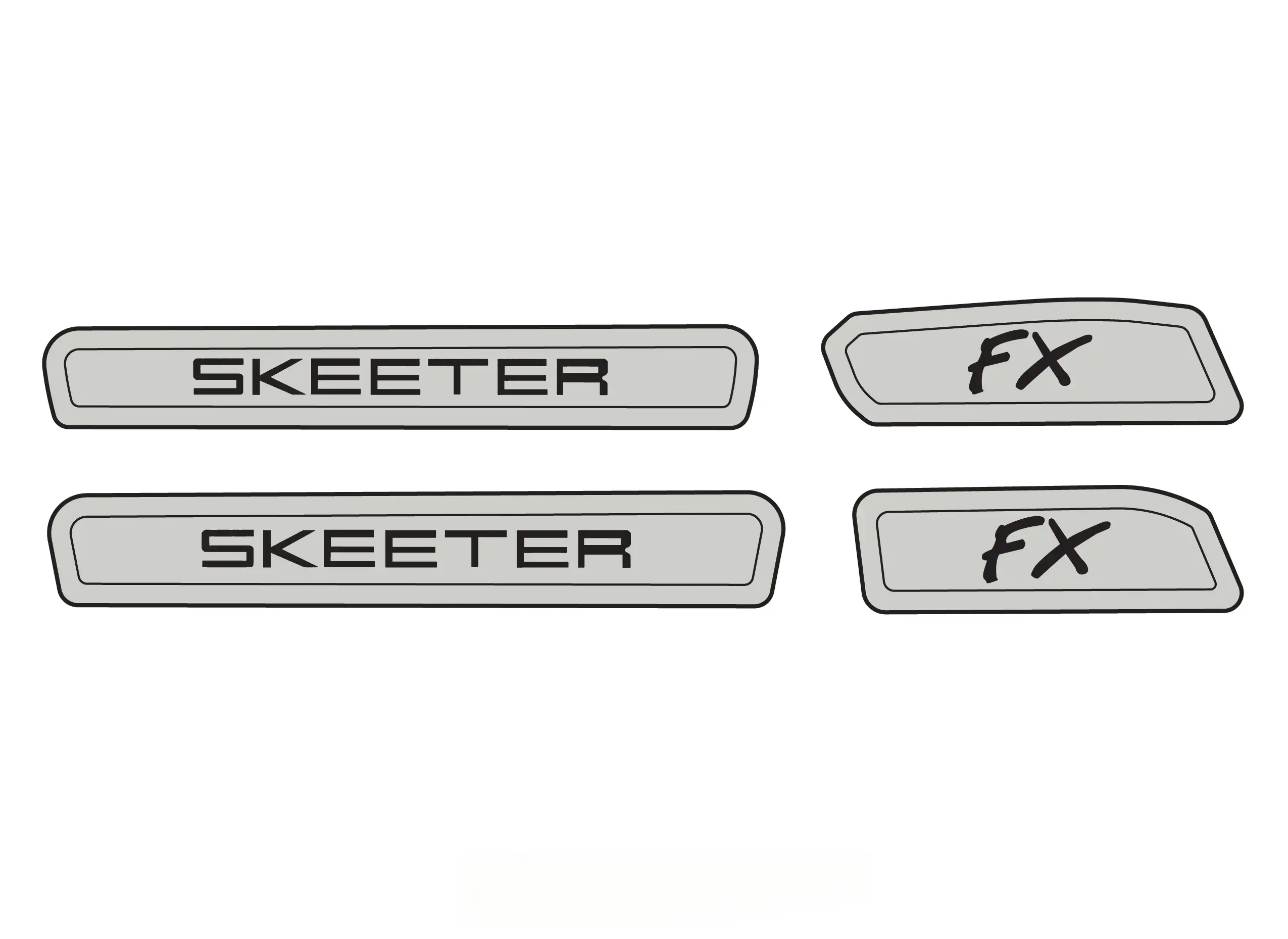 2019 Skeeter FX20 EVA Foam Tralier Fender Pads Hzchione