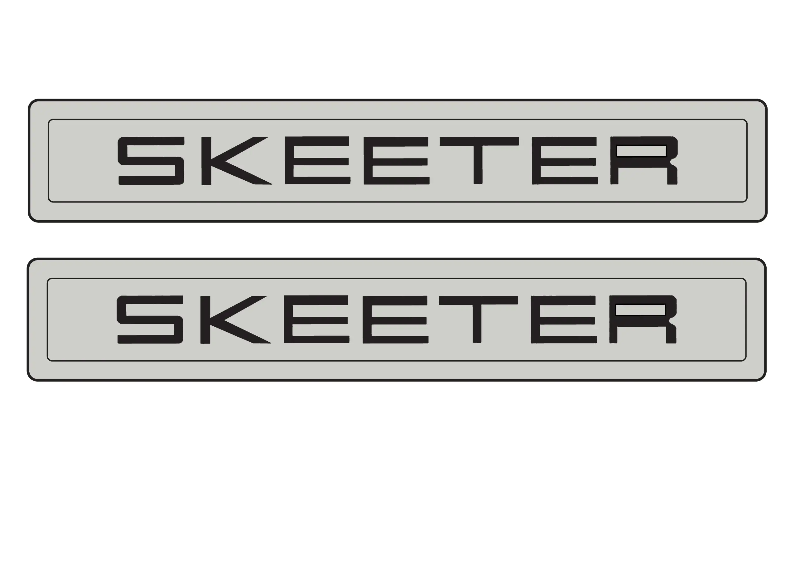 Skeeter ZXR EVA Foam Tralier Fender Pads 38"L x 6.25"W Hzchione