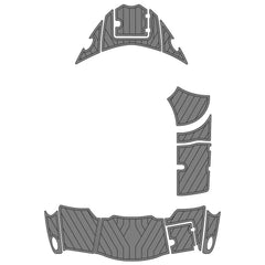 2012 Chaparral 246 SSI Swim Platform Cockpit Pad Teak Decking Hzchione Dark Gray Black