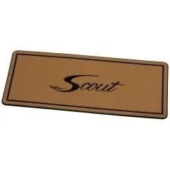 Scount Boats Helm Pad Hzchione 16″ x 39″/6MM Brown Black