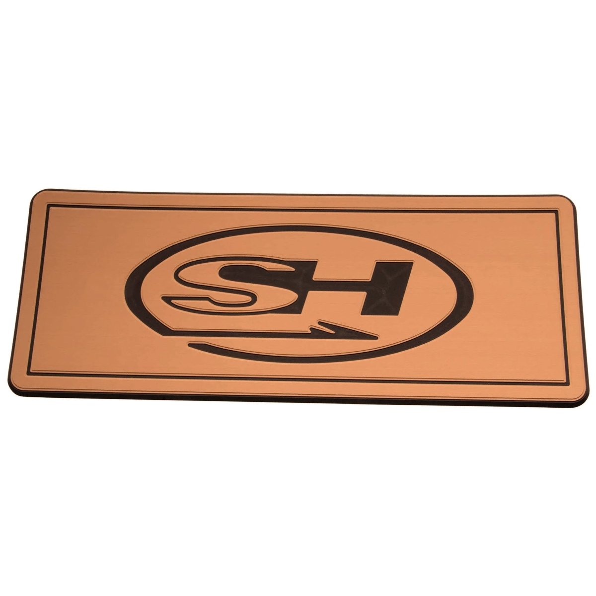 Sea Hunt Boats Helm Pad Hzchione 31.71" x 15.54" /6mm Light brown+Black SeaHunt Engrave